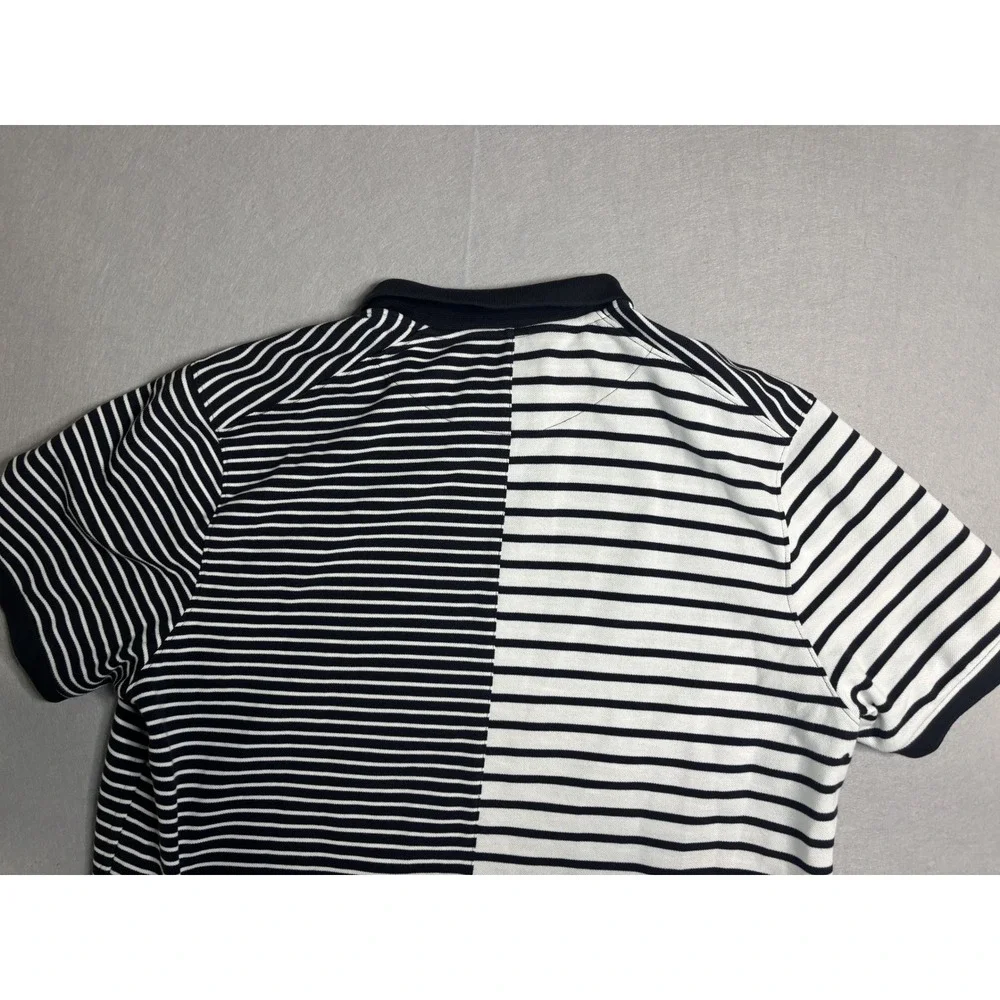Nike Dri-FIT The Nike Polo Striped Men's XL Black/White